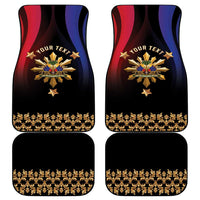 Personalized Haiti And Philippines Car Mats Haitian Filipino Heritage Crest