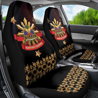 Haiti And Philippines Car Seat Cover Haitian Filipino Heritage Crest
