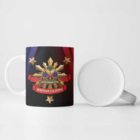Personalized Haiti And Philippines Ceramic Mug Haitian Filipino Heritage Crest