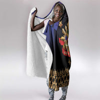 Haiti And Philippines Hooded Blanket Haitian Filipino Heritage Crest
