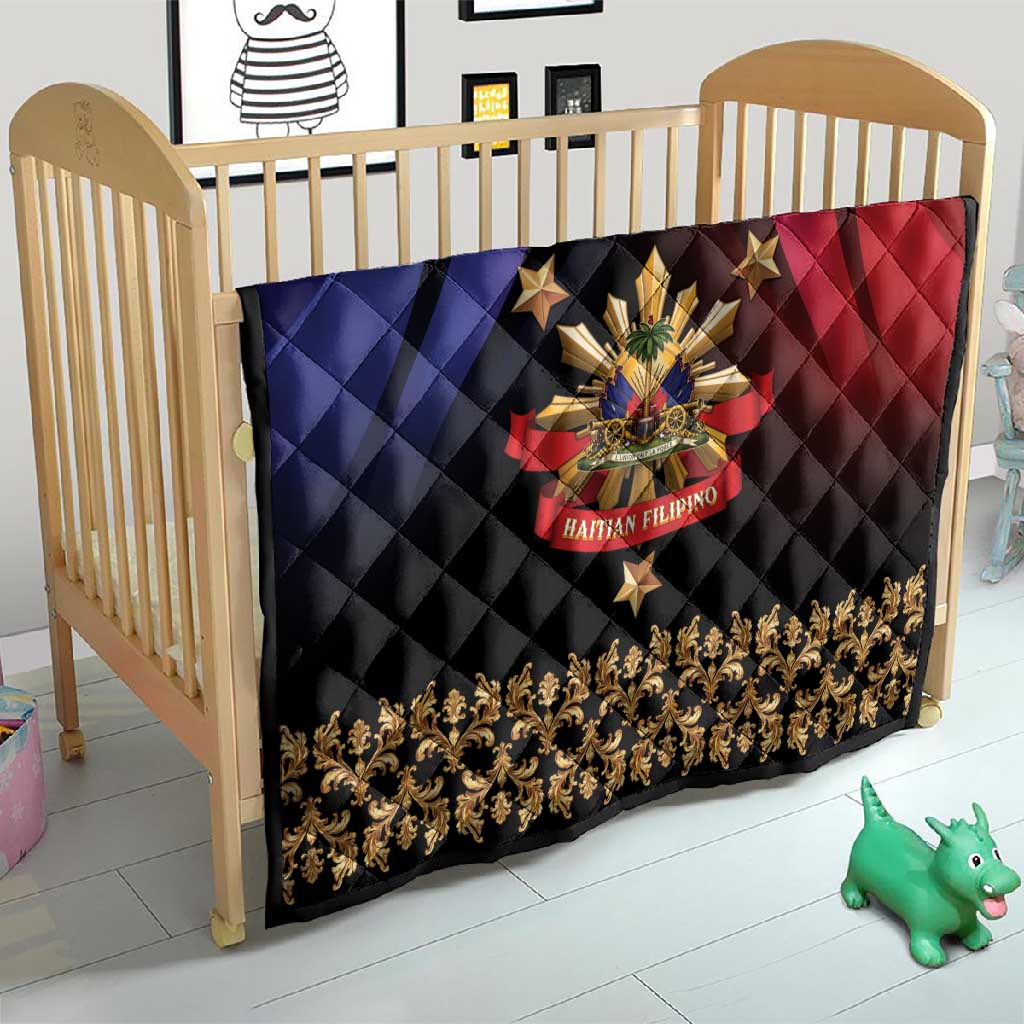 Haiti And Philippines Quilt Haitian Filipino Heritage Crest
