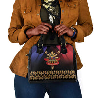 Haiti And Philippines Shoulder Handbag Haitian Filipino Heritage Crest