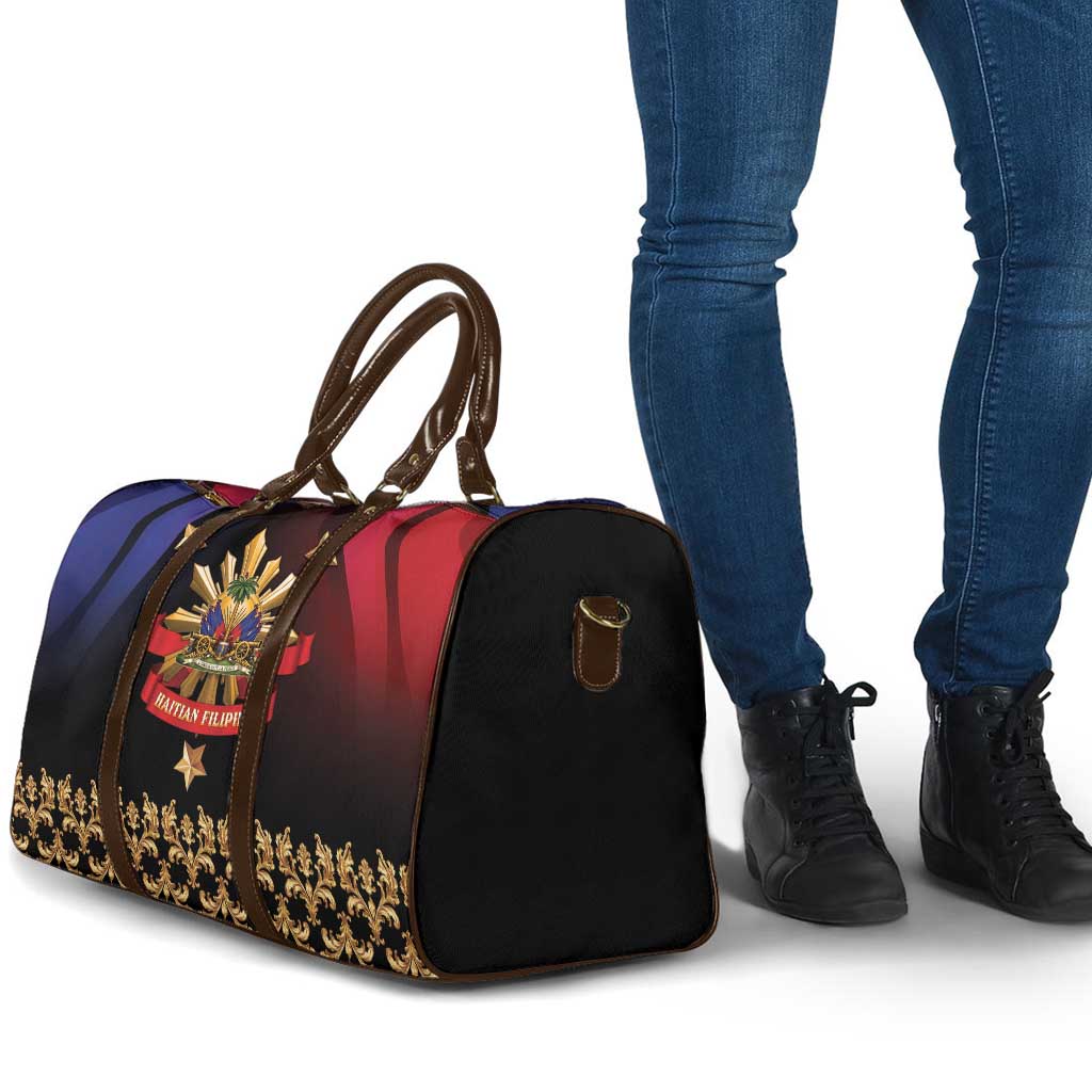 Haiti And Philippines Travel Bag Haitian Filipino Heritage Crest