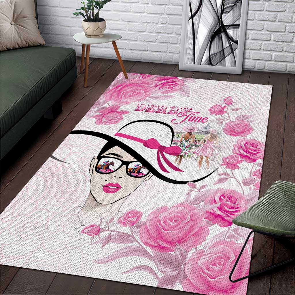 Kentucky Horse Racing Area Rug Fancy Ladies