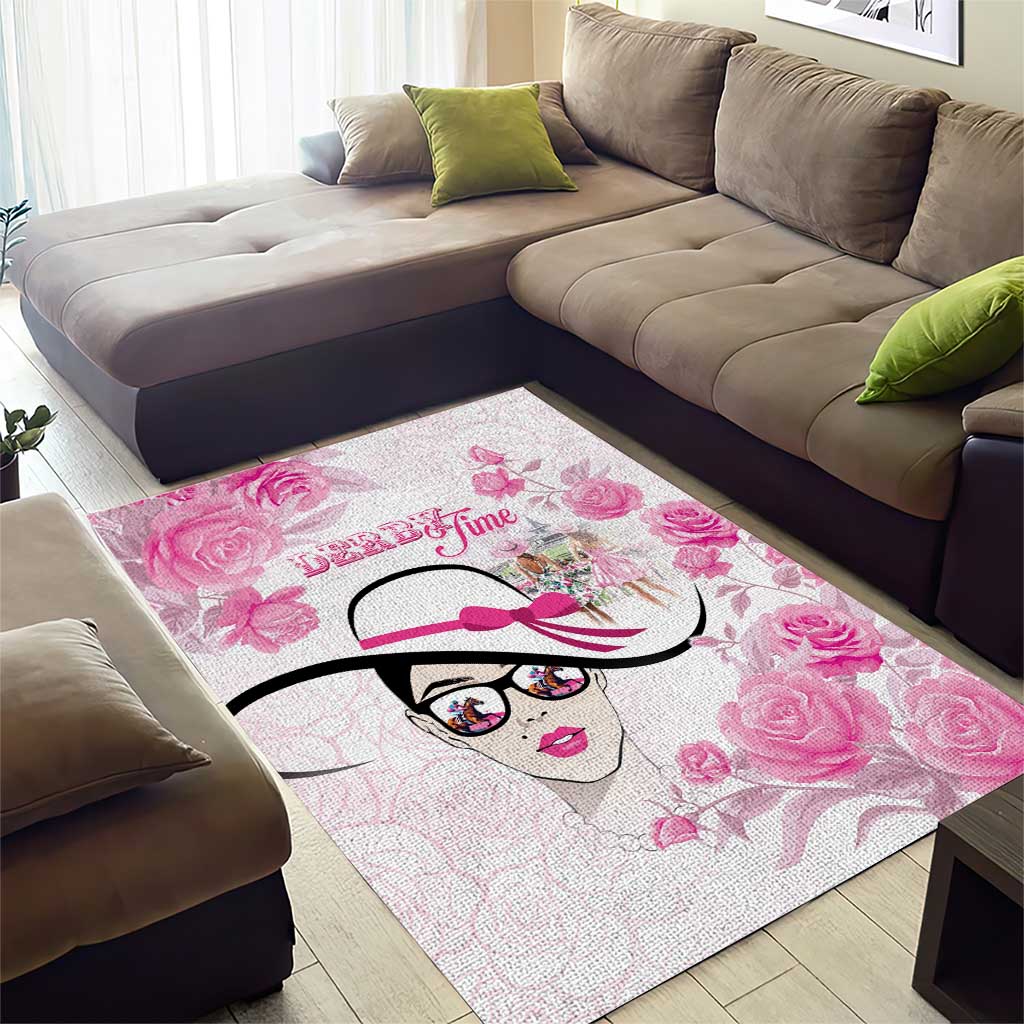 Kentucky Horse Racing Area Rug Fancy Ladies
