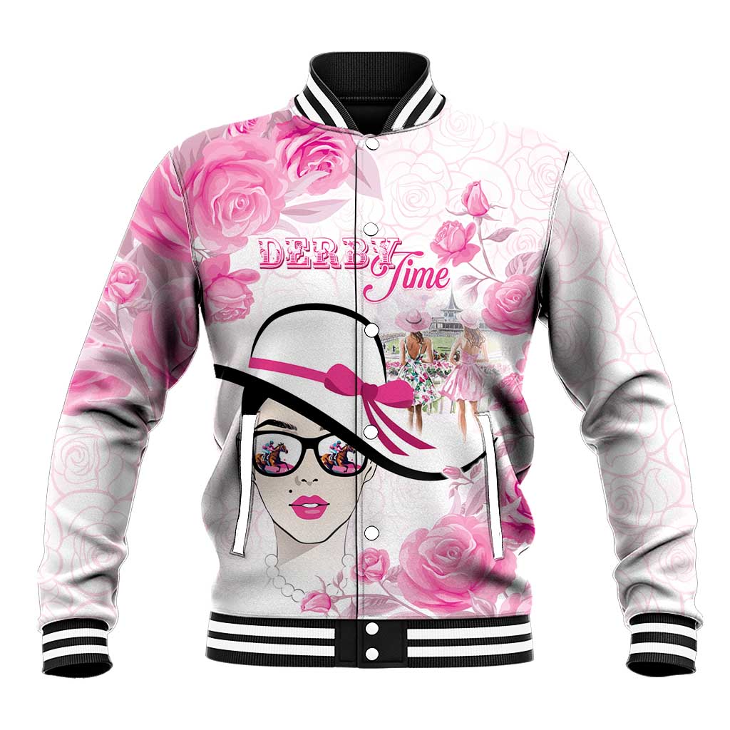 Kentucky Horse Racing Baseball Jacket Fancy Ladies
