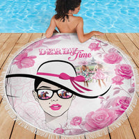 Kentucky Horse Racing Beach Blanket Fancy Ladies