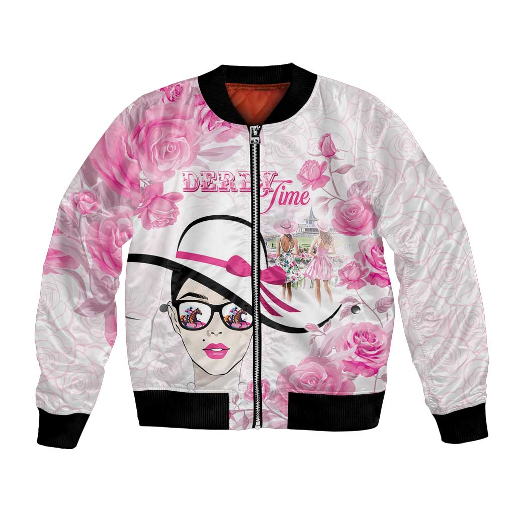 Kentucky Horse Racing Bomber Jacket Fancy Ladies