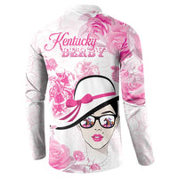 Kentucky Horse Racing Button Sweatshirt Fancy Ladies