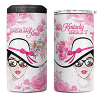 Kentucky Horse Racing 4 in 1 Can Cooler Tumbler Fancy Ladies