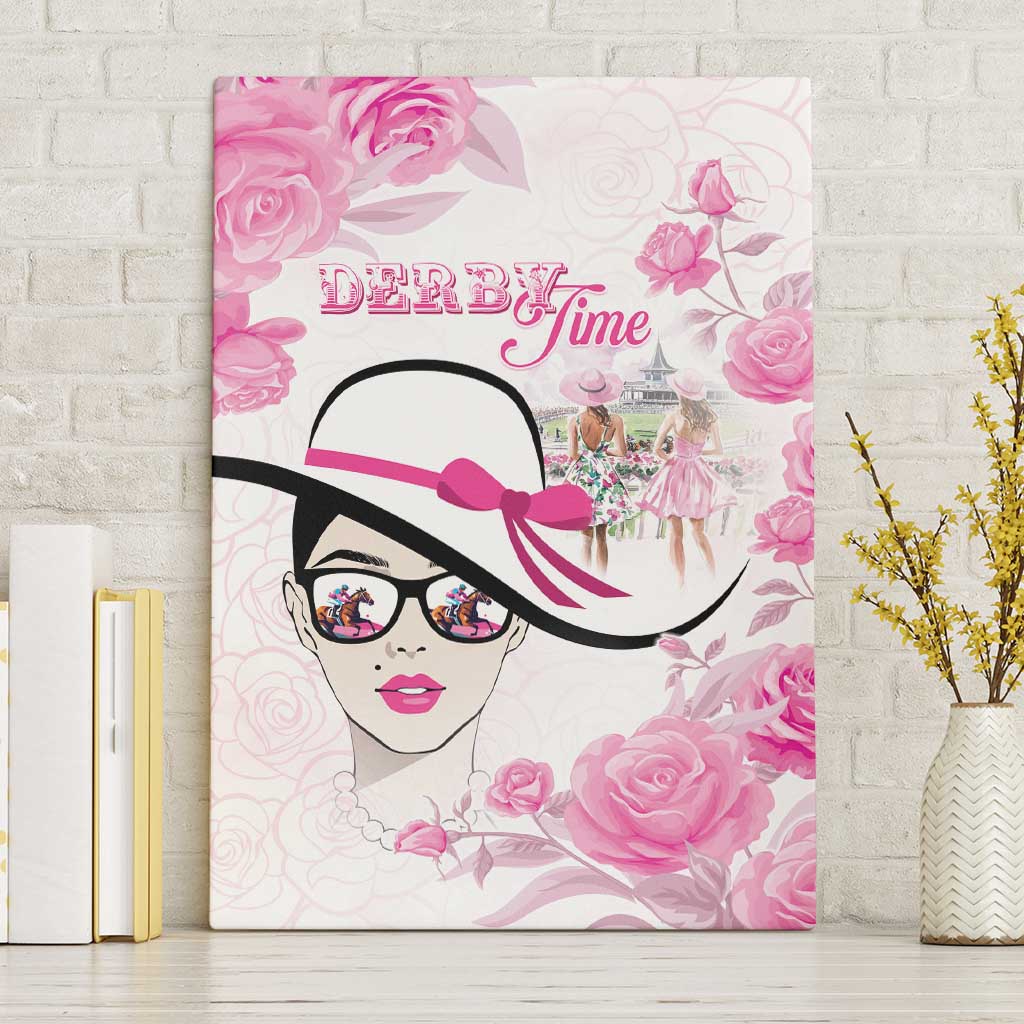 Kentucky Horse Racing Canvas Wall Art Fancy Ladies