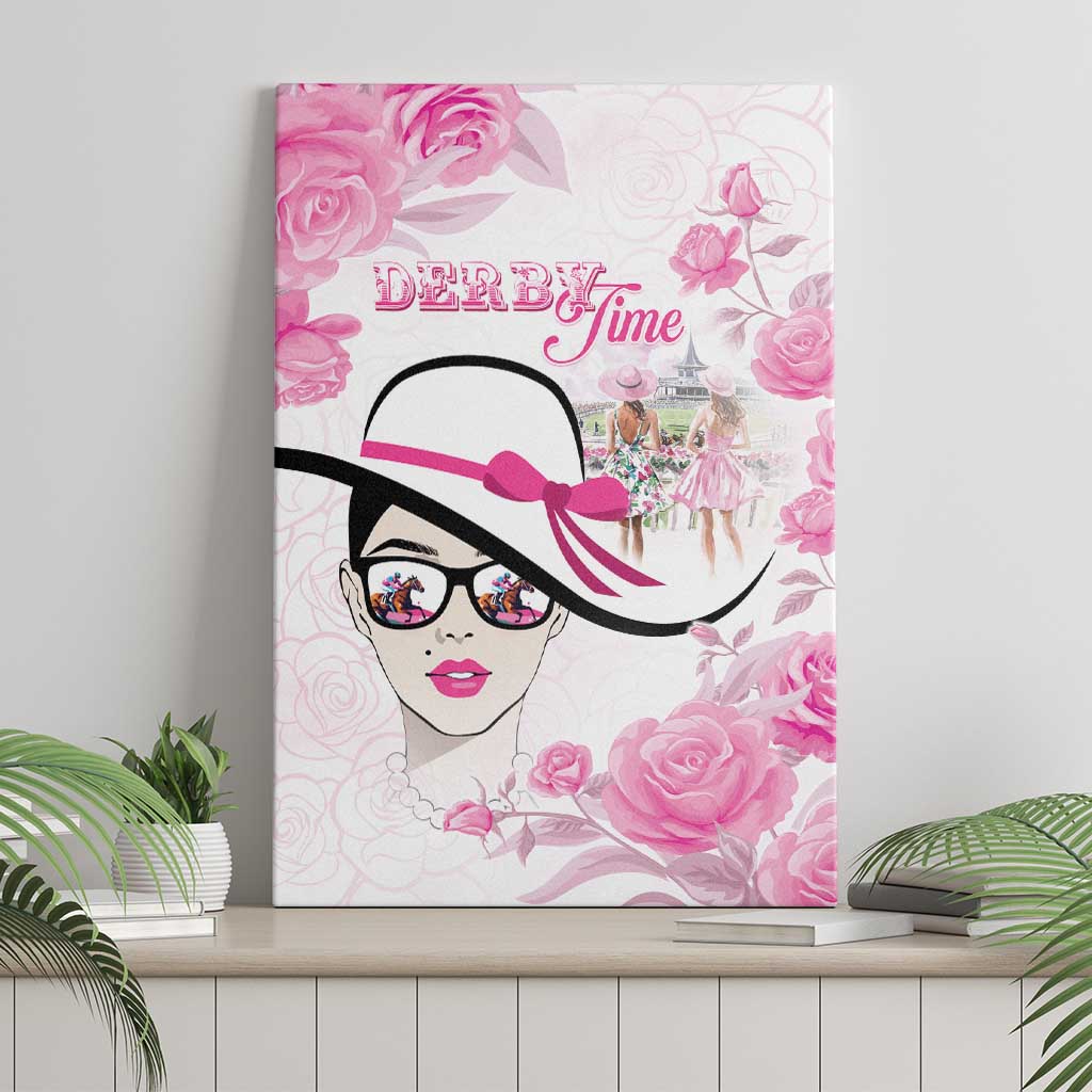 Kentucky Horse Racing Canvas Wall Art Fancy Ladies