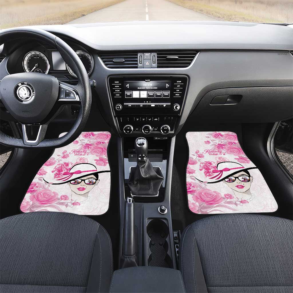 Kentucky Horse Racing Car Mats Fancy Ladies