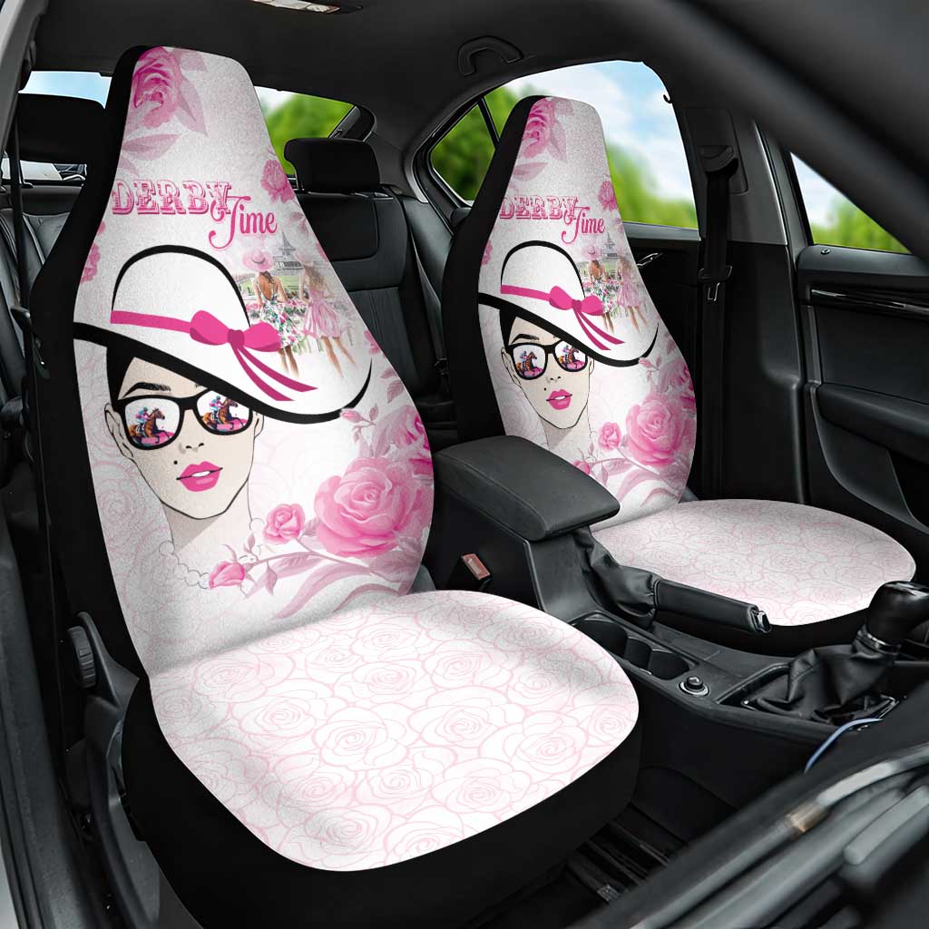 Kentucky Horse Racing Car Seat Cover Fancy Ladies