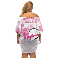 Kentucky Horse Racing Family Matching Off Shoulder Short Dress and Hawaiian Shirt Fancy Ladies