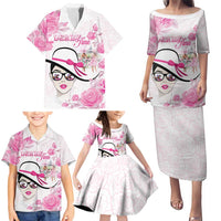 Kentucky Horse Racing Family Matching Puletasi and Hawaiian Shirt Fancy Ladies