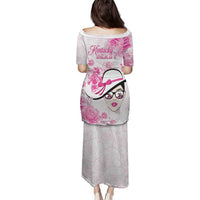 Kentucky Horse Racing Family Matching Puletasi and Hawaiian Shirt Fancy Ladies