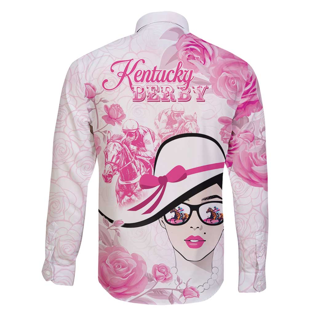 Kentucky Horse Racing Family Matching Short Sleeve Bodycon Dress and Hawaiian Shirt Fancy Ladies