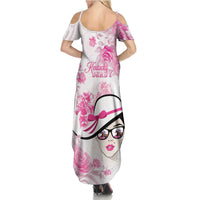 Kentucky Horse Racing Family Matching Summer Maxi Dress and Hawaiian Shirt Fancy Ladies