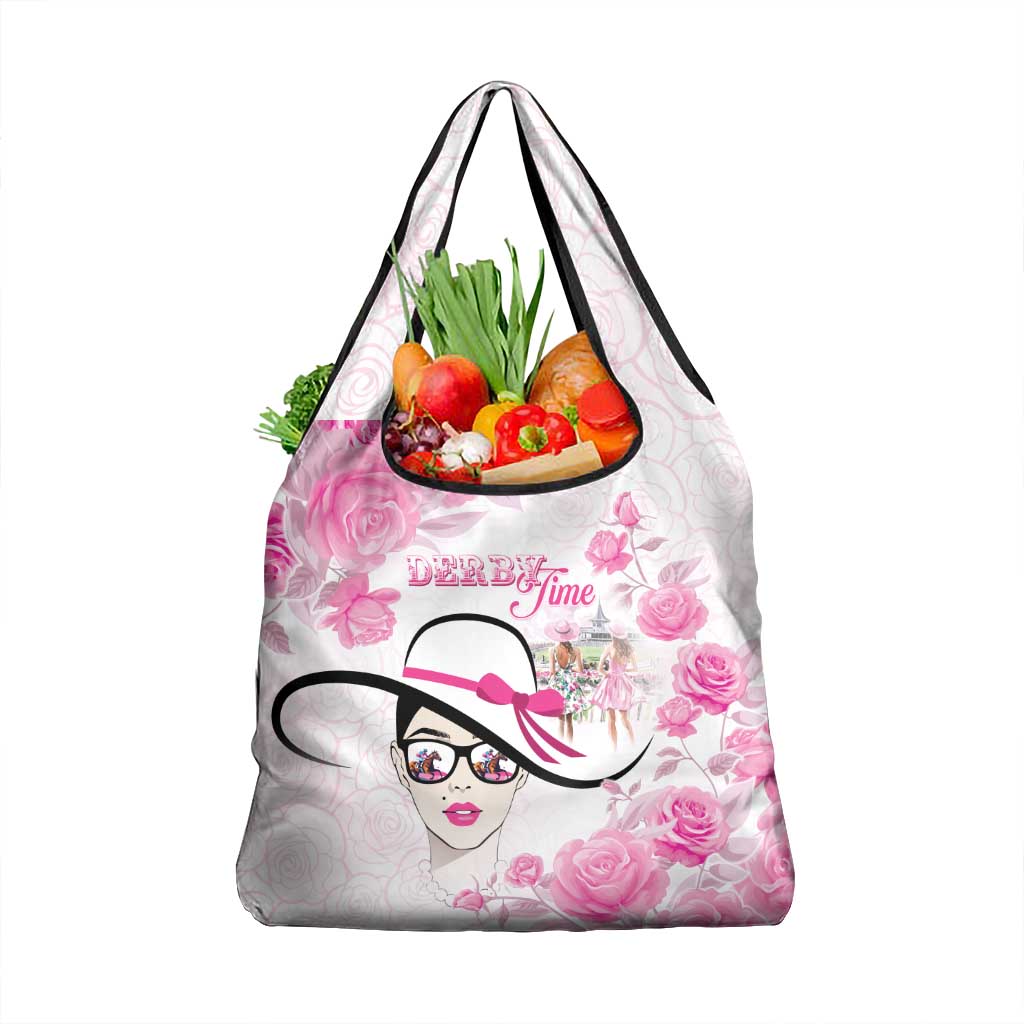 Kentucky Horse Racing Grocery Bag Fancy Ladies