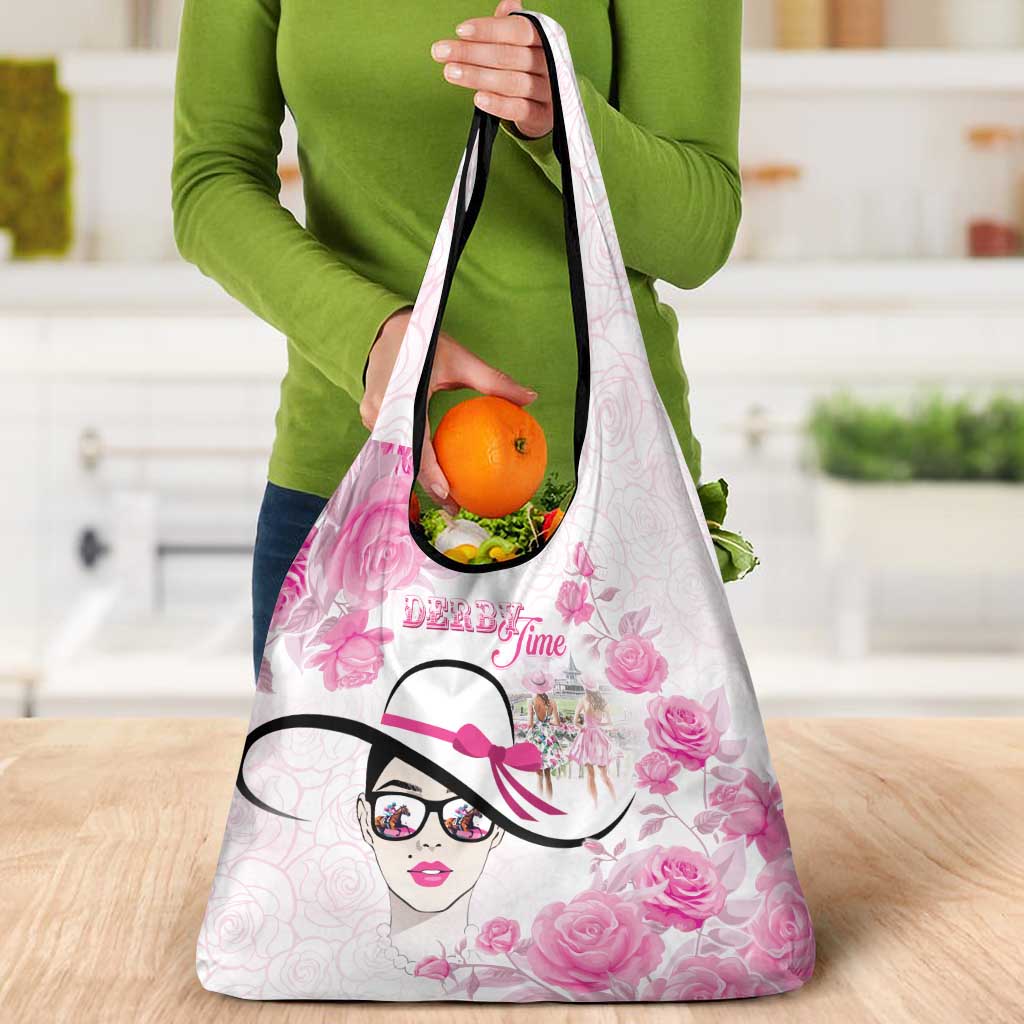 Kentucky Horse Racing Grocery Bag Fancy Ladies