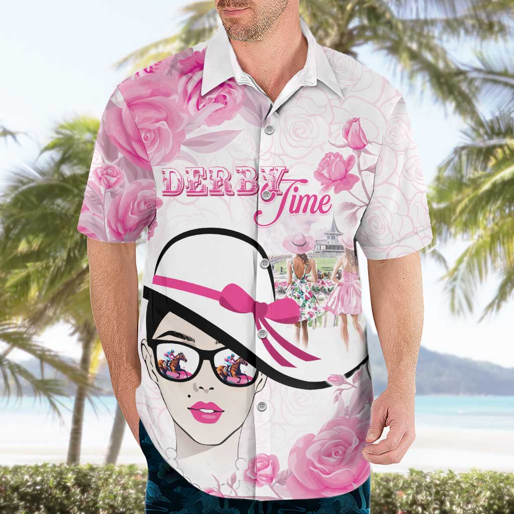 Kentucky Horse Racing Hawaiian Shirt Fancy Ladies