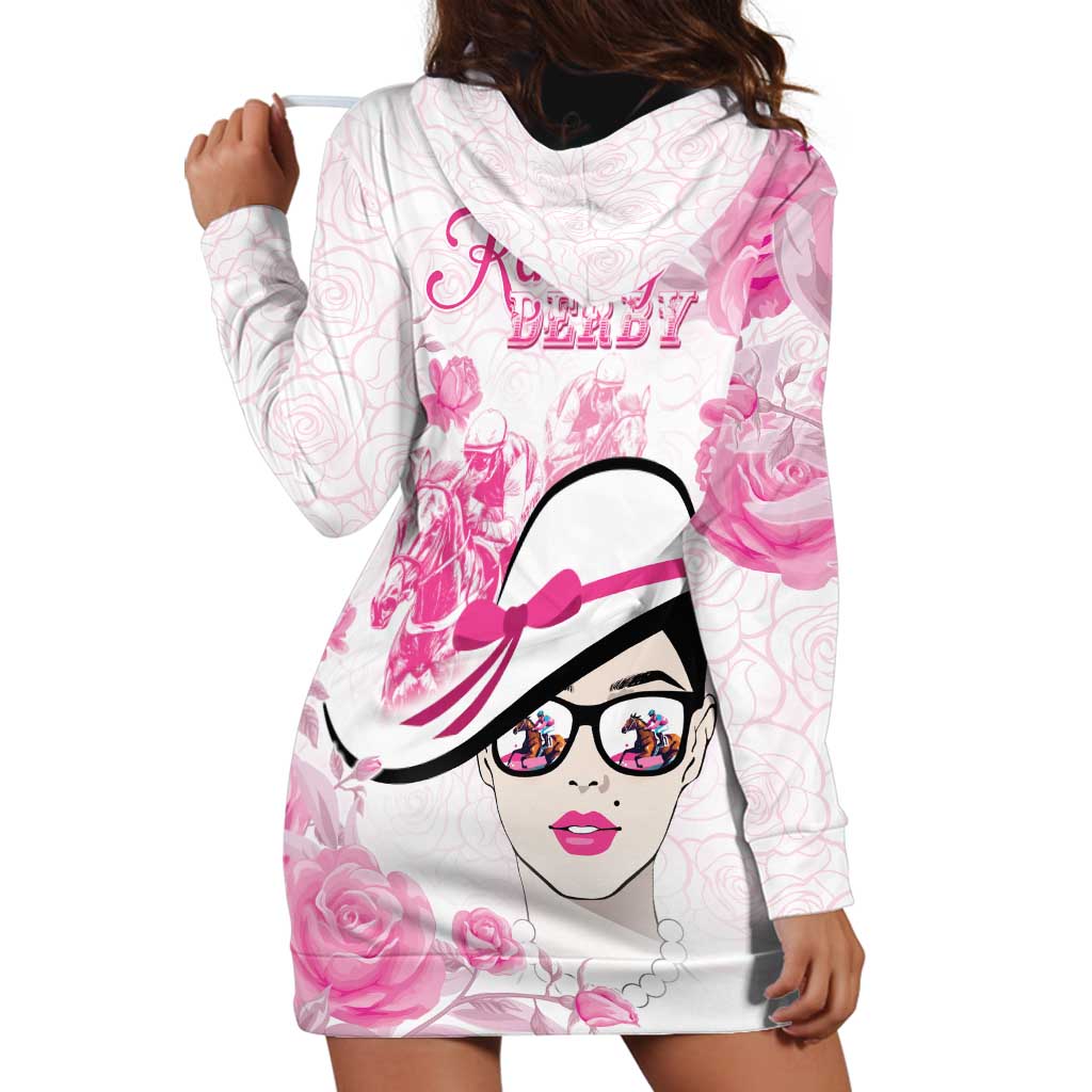 Kentucky Horse Racing Hoodie Dress Fancy Ladies