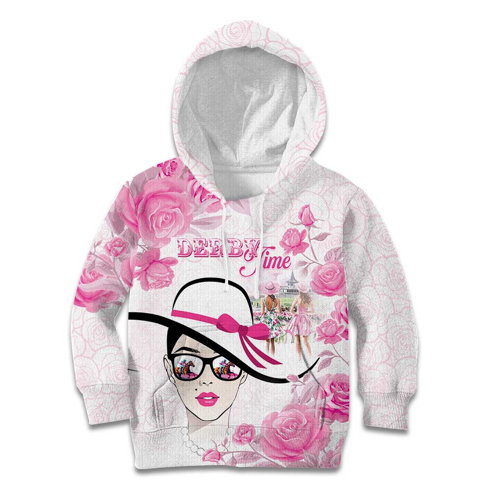 Kentucky Horse Racing Kid Hoodie Fancy Ladies