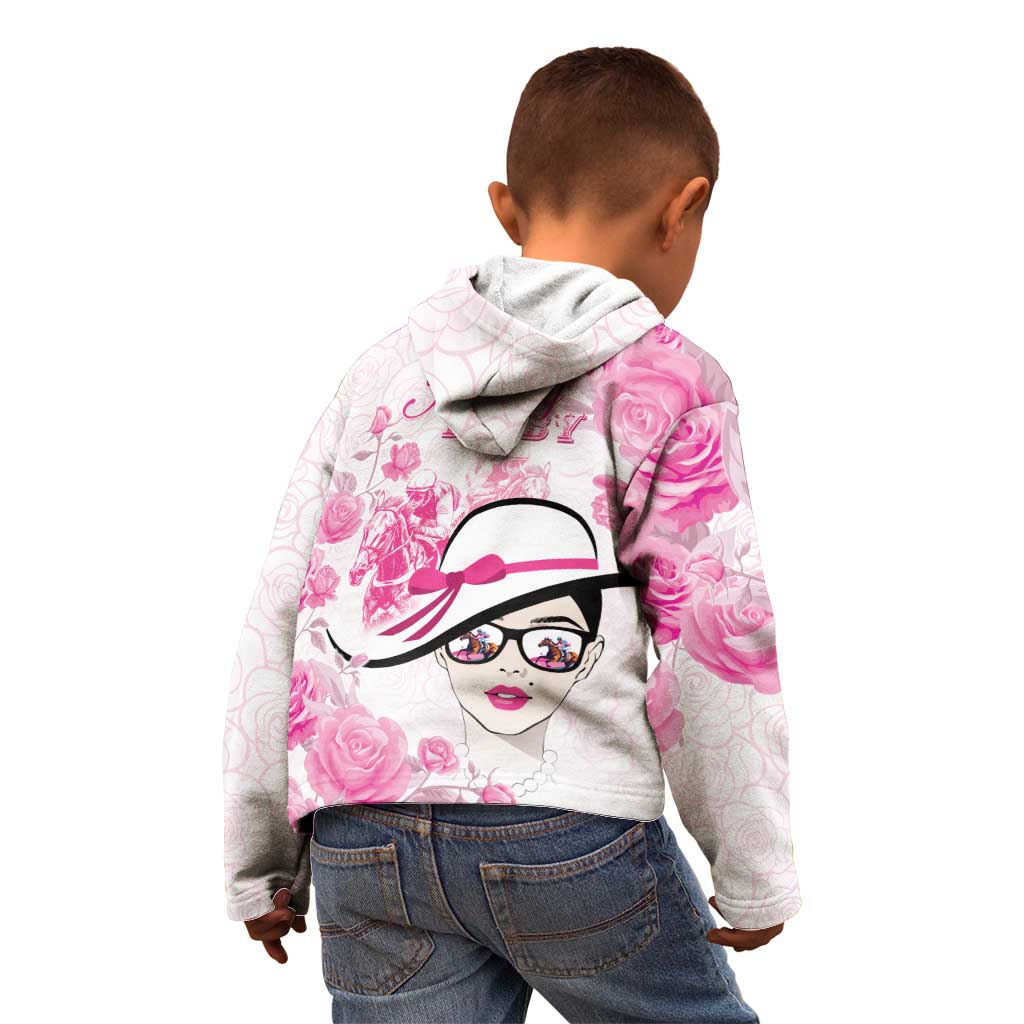 Kentucky Horse Racing Kid Hoodie Fancy Ladies
