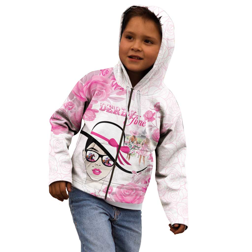 Kentucky Horse Racing Kid Hoodie Fancy Ladies
