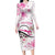 Kentucky Horse Racing Long Sleeve Bodycon Dress Fancy Ladies