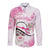 Kentucky Horse Racing Long Sleeve Button Shirt Fancy Ladies
