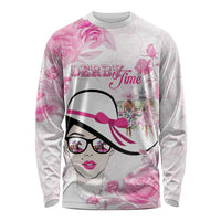 Kentucky Horse Racing Long Sleeve Shirt Fancy Ladies