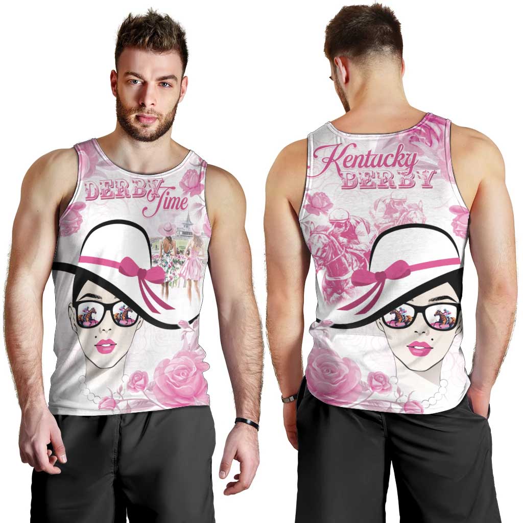 Kentucky Horse Racing Men Tank Top Fancy Ladies