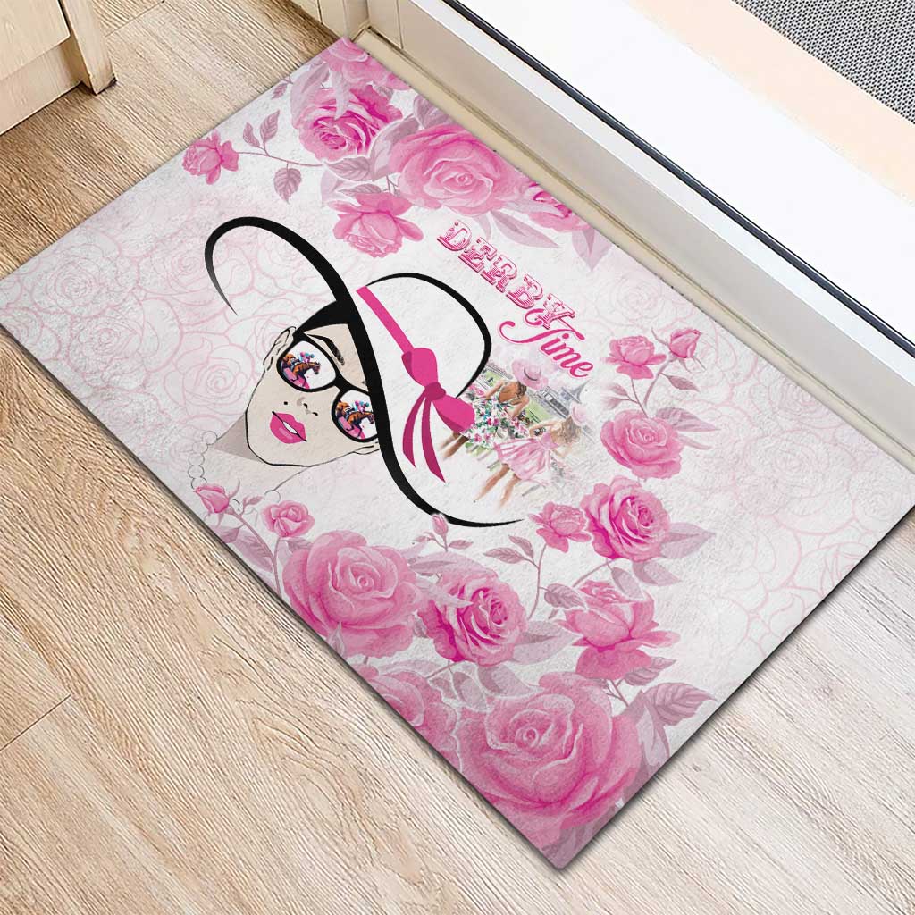 Kentucky Horse Racing Rubber Doormat Fancy Ladies