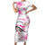 Kentucky Horse Racing Short Sleeve Bodycon Dress Fancy Ladies