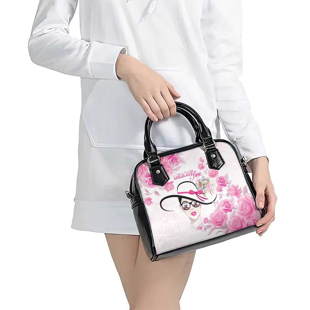 Kentucky Horse Racing Shoulder Handbag Fancy Ladies