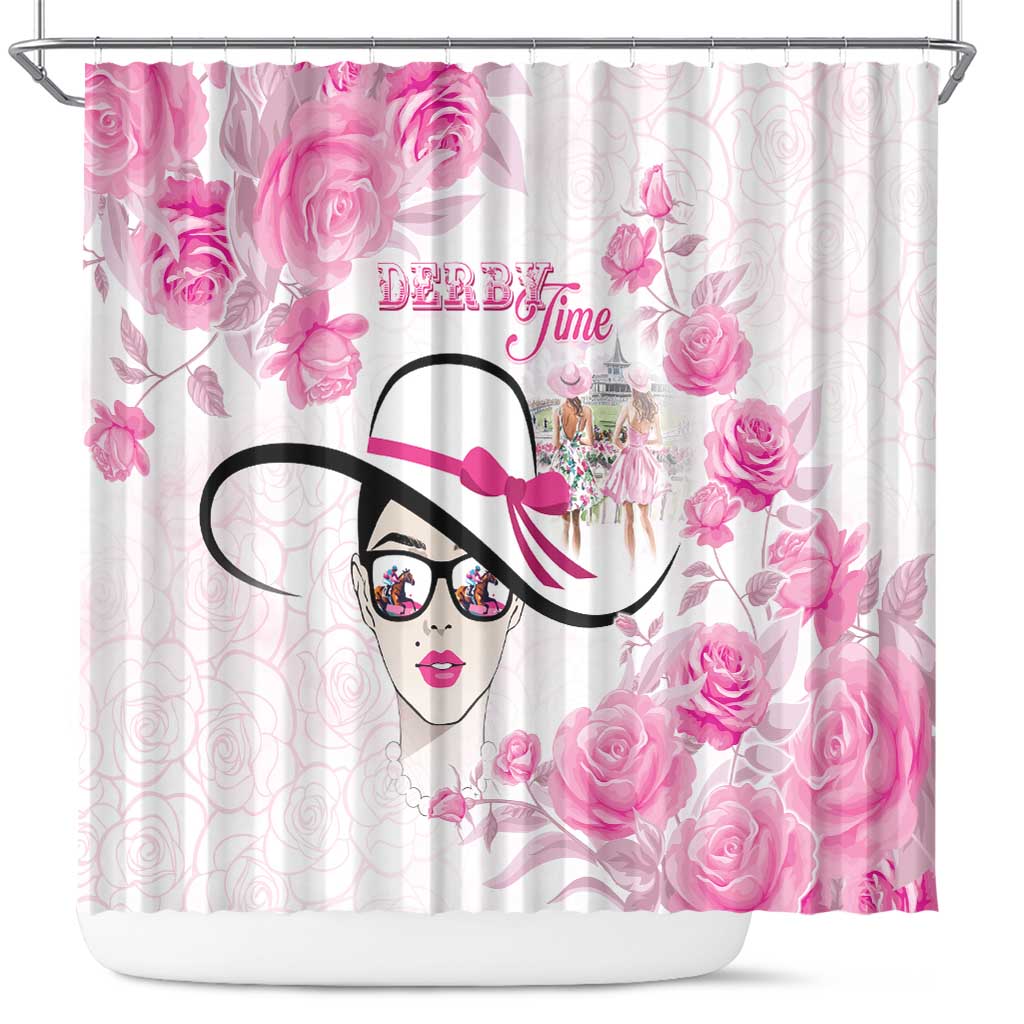 Kentucky Horse Racing Shower Curtain Fancy Ladies