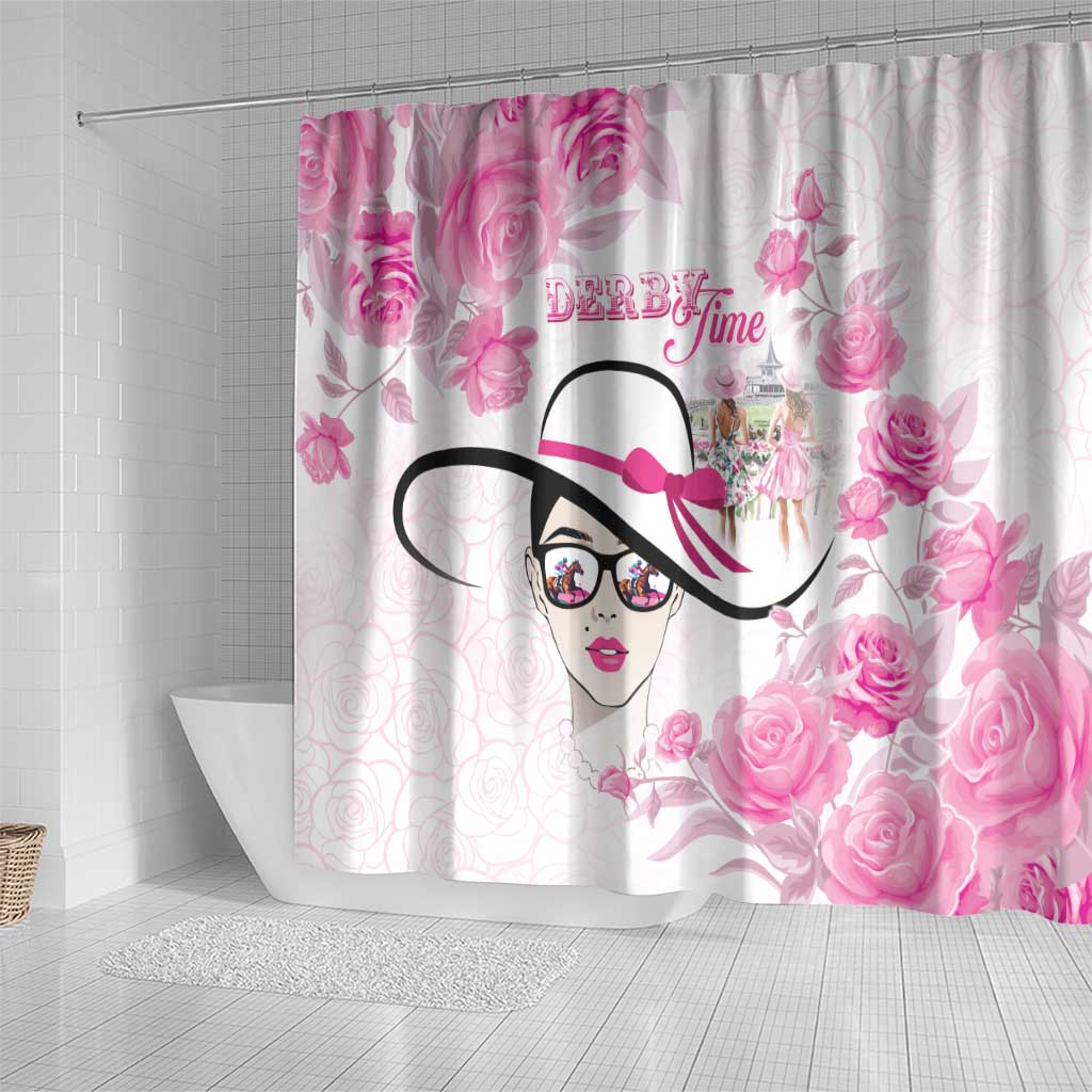 Kentucky Horse Racing Shower Curtain Fancy Ladies