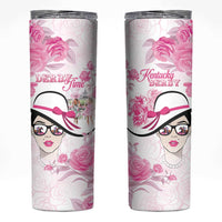 Kentucky Horse Racing Skinny Tumbler Fancy Ladies