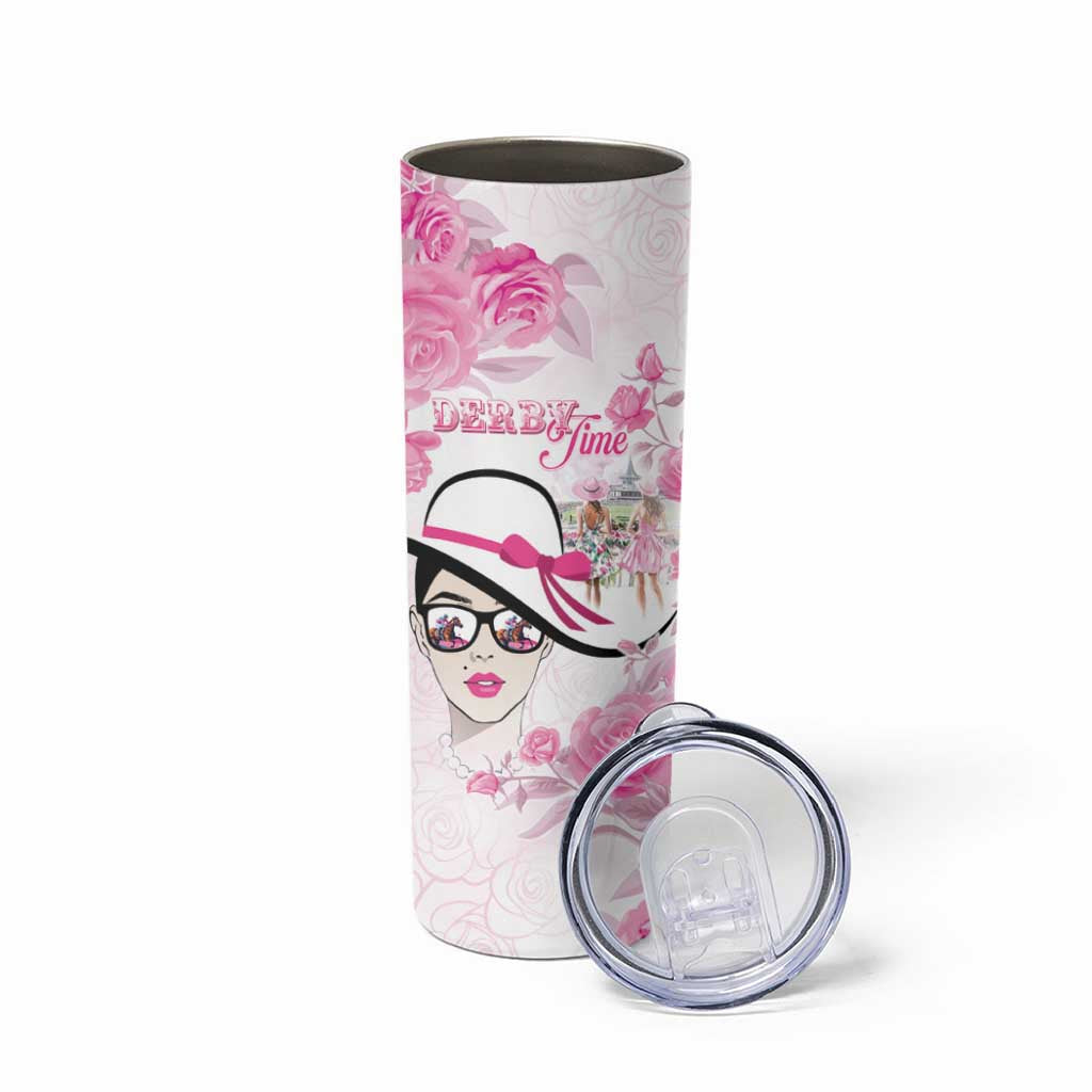 Kentucky Horse Racing Skinny Tumbler Fancy Ladies