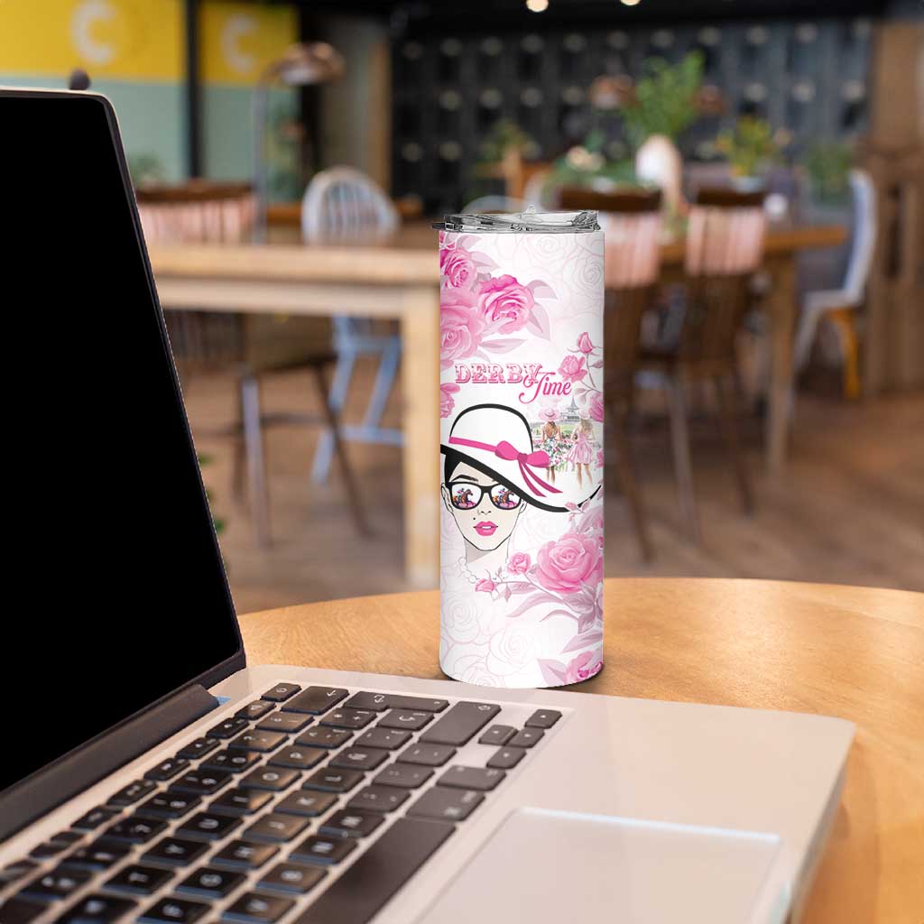 Kentucky Horse Racing Skinny Tumbler Fancy Ladies