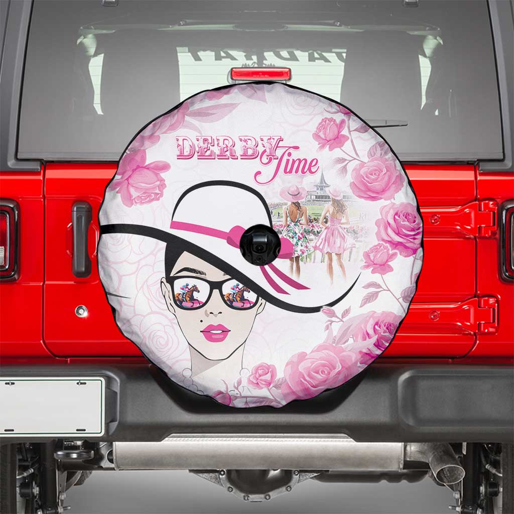 Kentucky Horse Racing Spare Tire Cover Fancy Ladies