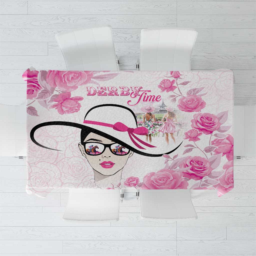 Kentucky Horse Racing Tablecloth Fancy Ladies