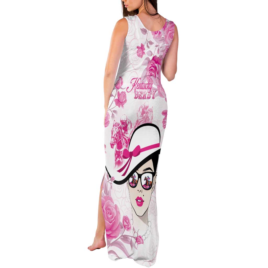 Kentucky Horse Racing Tank Maxi Dress Fancy Ladies