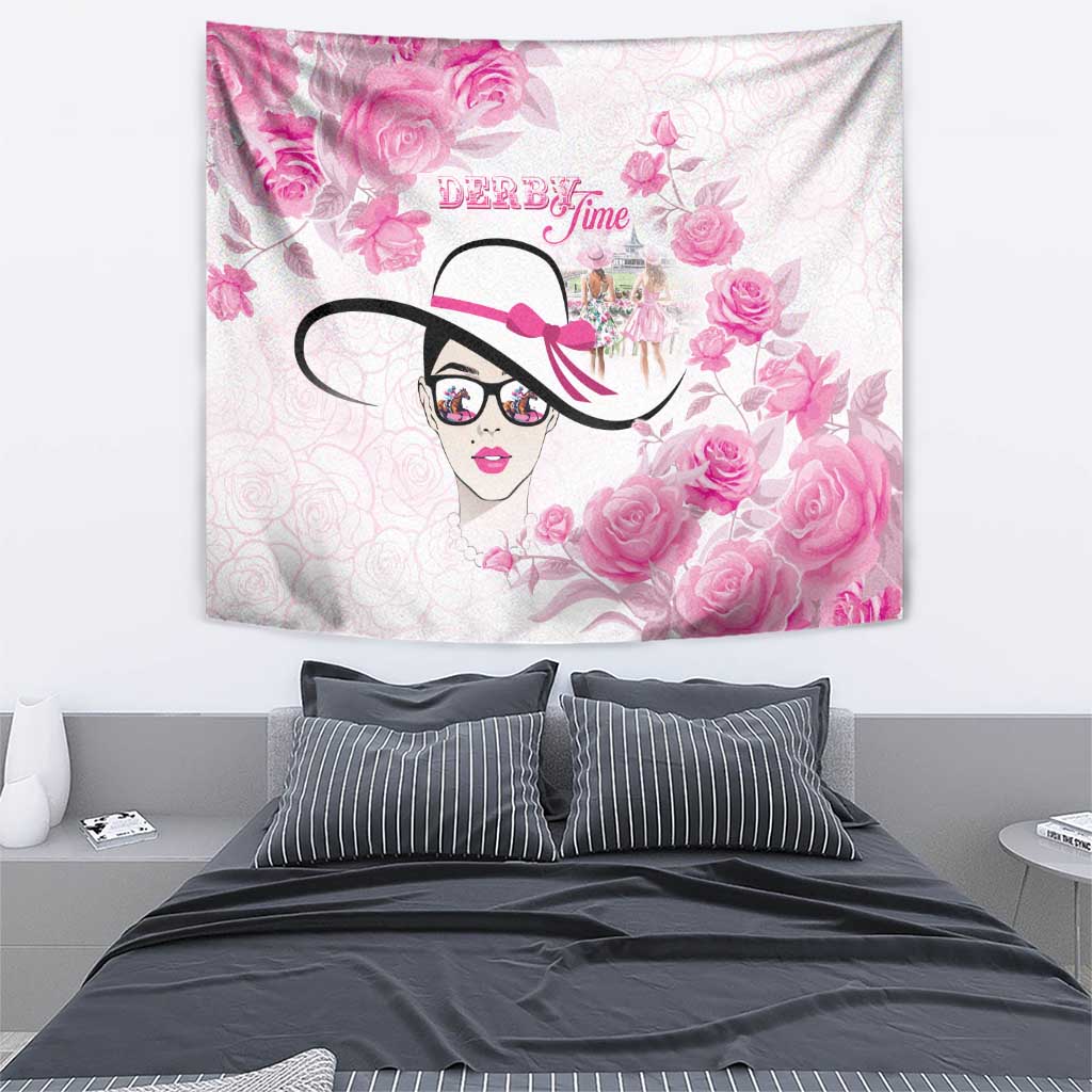 Kentucky Horse Racing Tapestry Fancy Ladies