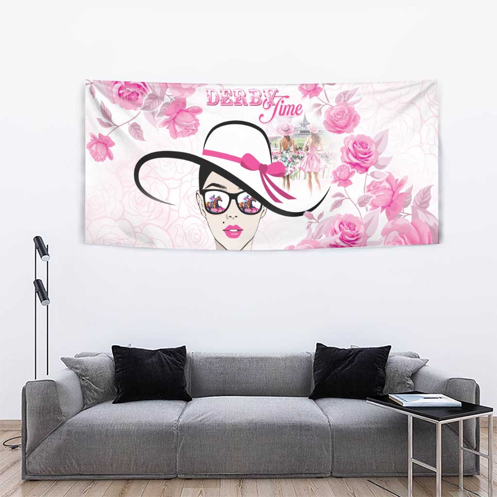 Kentucky Horse Racing Tapestry Fancy Ladies