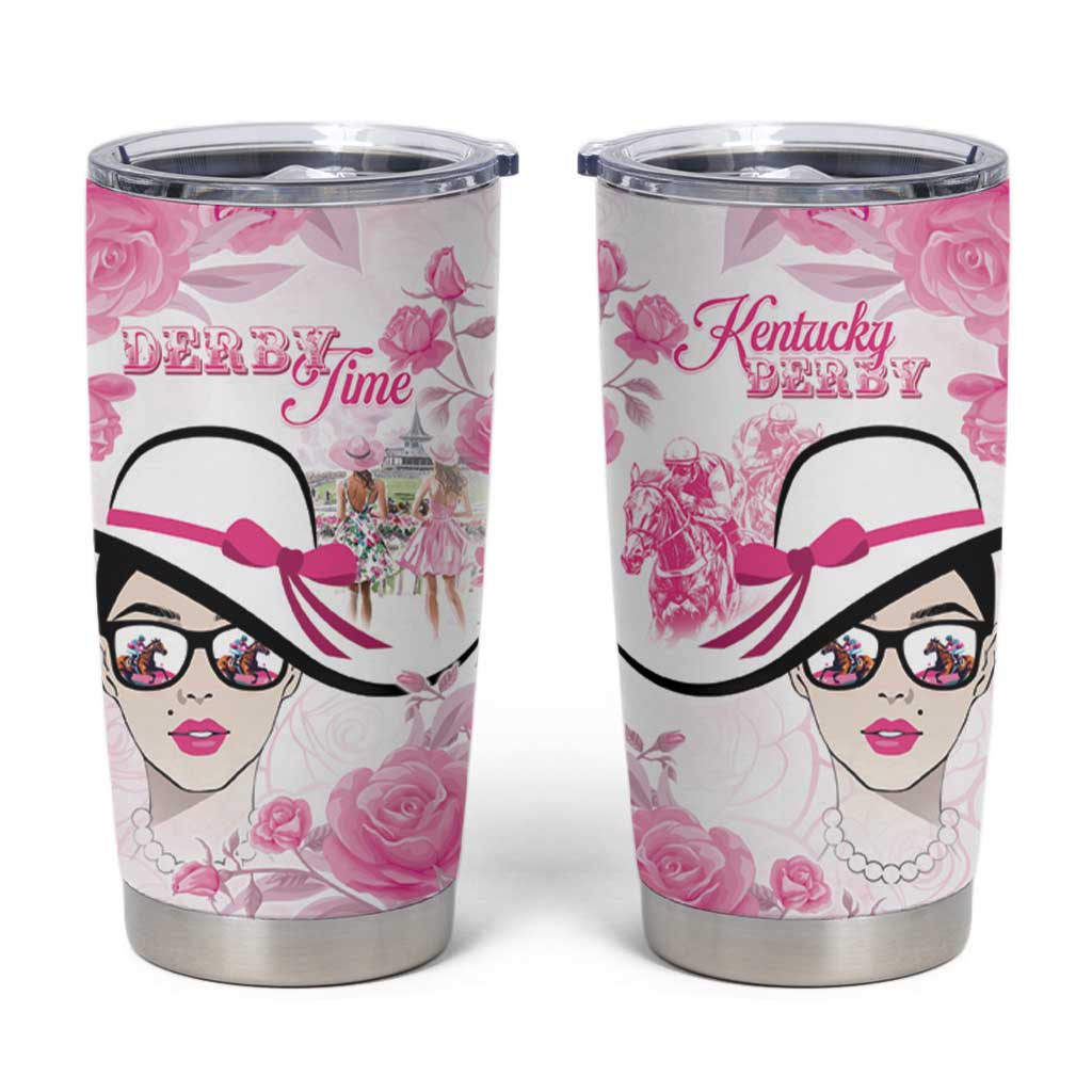 Kentucky Horse Racing Tumbler Cup Fancy Ladies