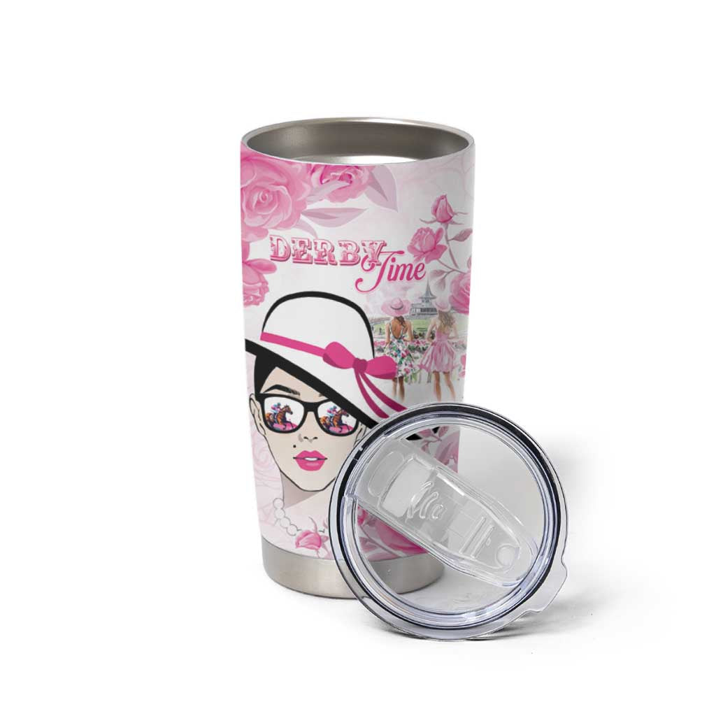 Kentucky Horse Racing Tumbler Cup Fancy Ladies