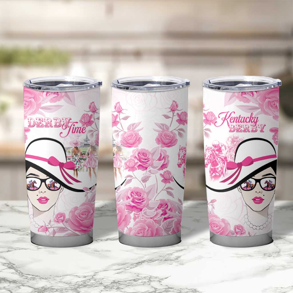 Kentucky Horse Racing Tumbler Cup Fancy Ladies